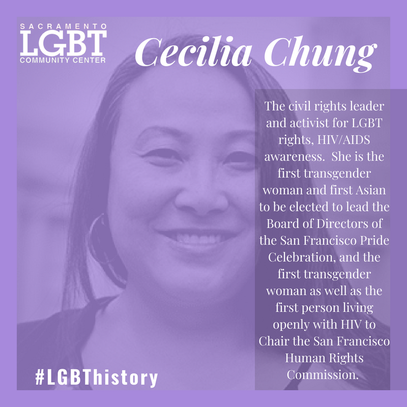Cecilia Chung LGBT History Month